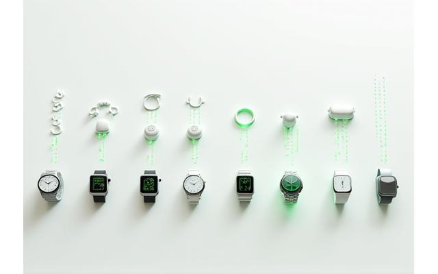 다양한 웨어러블 기기를 비교하는 차트 - 초순퍼치